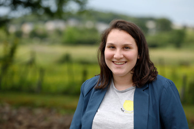 Cornélia Audy fordert mehr Umweltschutz. Die 18-Jährige aus Entrammes hat zum ersten Mal gewählt.