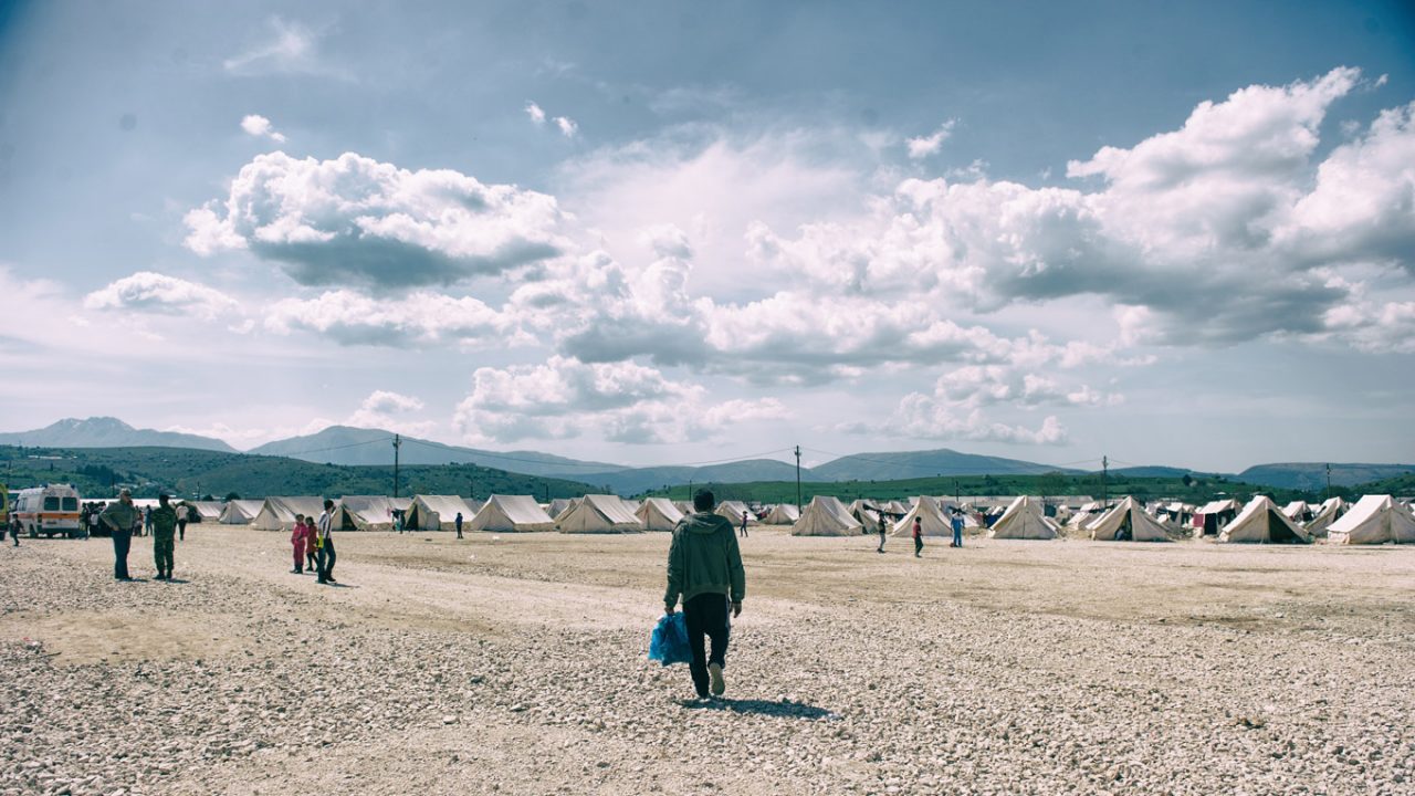 Katsikas Flüchtlingslager in Griechenland