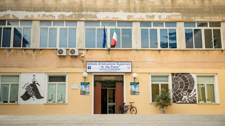 Die De-Pace-Oberschule in Lecce.
