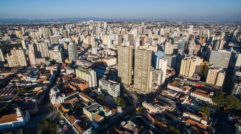 Luftaufnahme von Curitiba
