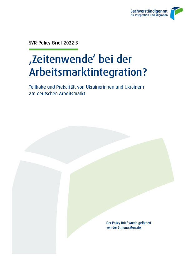 Publikation "Zeitenwende bei der Arbeitsmarktintegration"
