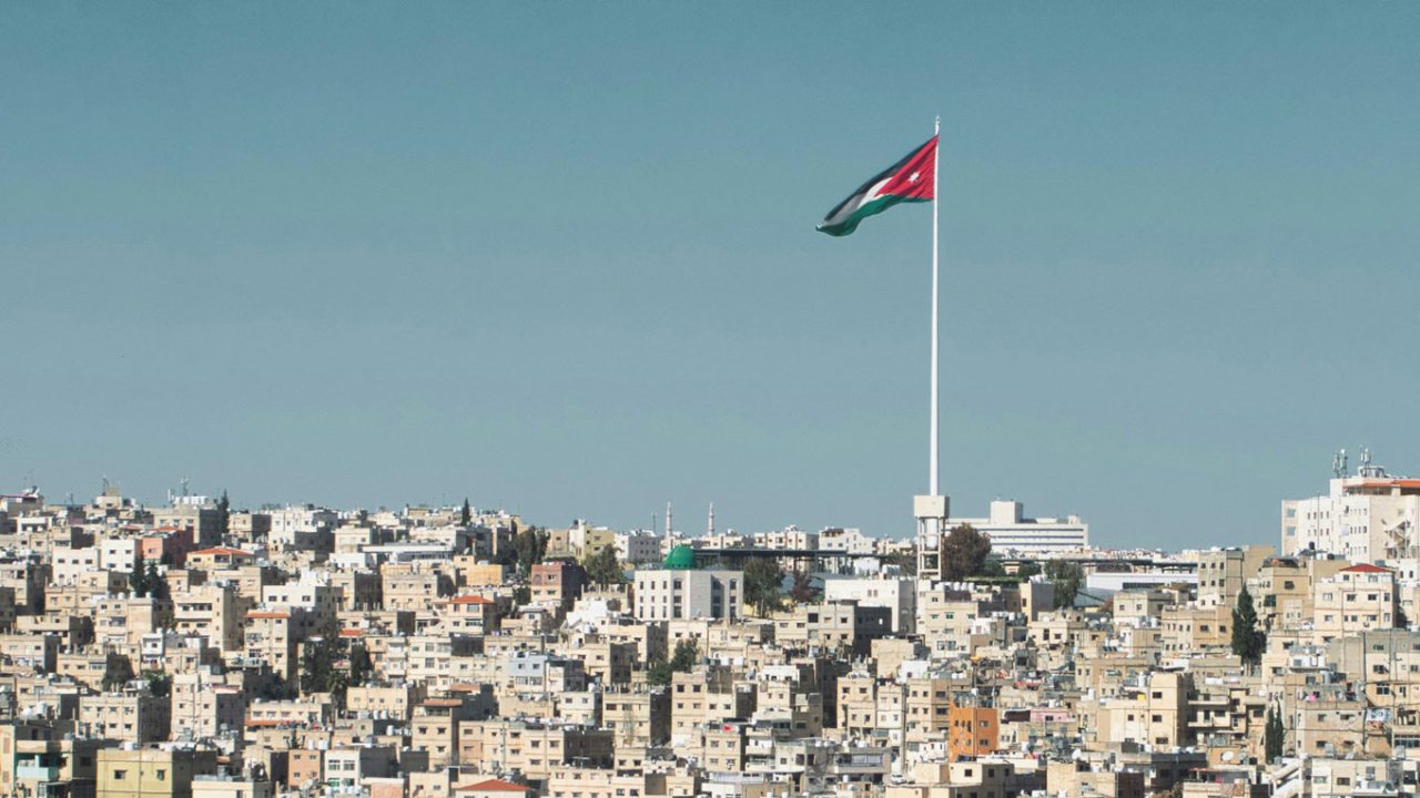 Ein Blick über die Dächer von Amman, der Hauptstadt Jordaniens.